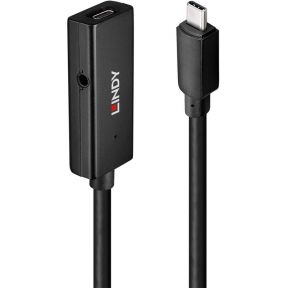 LINDY 2 Port USB-C (USB 3.2 Gen 2) Multiport Hub Schwarz