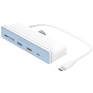 HYPER HD34A8 6 poorten USB-C (USB 3.2 Gen 2) multiport hub Wit