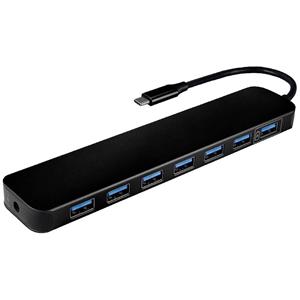 Value 14.99.5040 7 Port USB-Kombi-Hub Schwarz