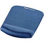 Fellowes Muismat met polssteun Plush Touch Blauw