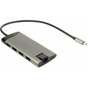 Inter Tech Inter-Tech GDC-802 USB 3.2 Gen 1 (3.1 Gen 1) Type-C 1000 Mbit/s Grijs