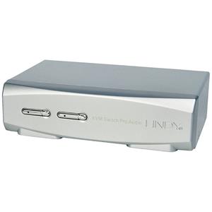 LINDY KVM-switch DisplayPort Muis, Toetsenbord 3840 x 2160 Pixel