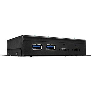 LINDY 4 poorten USB 3.2 Gen 2-hub Zwart