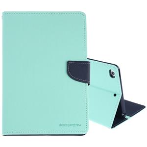 Huismerk KWIK GOOSPERY FANCY dagboek horizontale Flip lederen case voor iPad mini (2019) met houder & kaartsleuven & portemonnee (mintgroen)