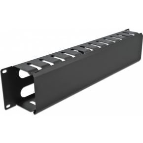 Delock 19" Kabelmanagement Rangierpanel mit 4 Öffnungen, Kabelführung