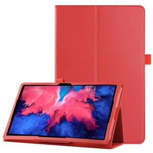 Lunso Stand flip sleepcover hoes - Lenovo Tab P11 Pro - Rood