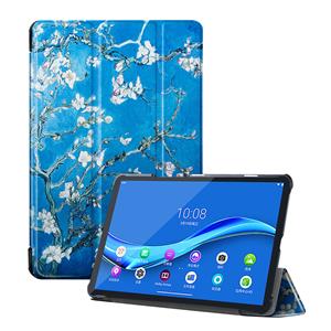 Lunso 3-Vouw sleepcover hoes - Lenovo Tab M10 FHD Plus (x606F) - Van Gogh Amandelboom