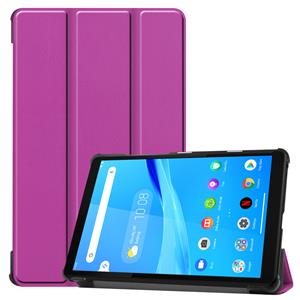 Lunso 3-Vouw sleepcover hoes - Lenovo Tab M8 - Paars
