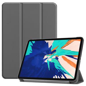 3-Vouw sleepcover hoes - iPad Pro 12.9 inch (2020) - Grijs