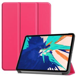 Lunso 3-Vouw sleepcover hoes - iPad Pro 12.9 inch (2020) - Roze