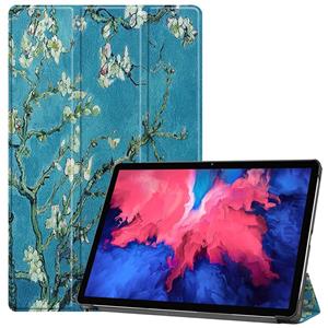 3-Vouw sleepcover hoes - Lenovo Tab P11 / P11 Plus - Van Gogh Amandelboom