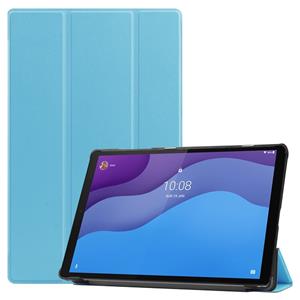 Lunso 3-Vouw sleepcover hoes - Lenovo Tab M10 HD Gen 2 (2e generatie) - Lichtblauw