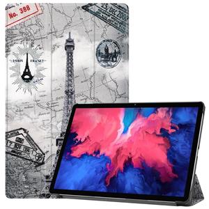 Lunso 3-Vouw sleepcover hoes - Lenovo Tab P11 / P11 Plus - Eiffeltoren