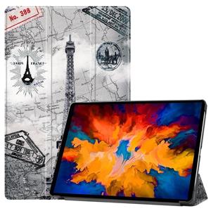 Lunso 3-Vouw sleepcover hoes - Lenovo Tab P11 Pro - Eiffeltoren