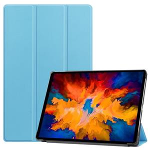 Lunso 3-Vouw sleepcover hoes - Lenovo Tab P11 Pro - Lichtblauw