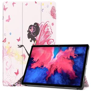 Lunso 3-Vouw sleepcover hoes - Lenovo Tab P11 - Fee