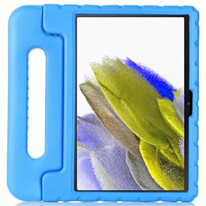 Lunso EVA Schokbestendige Kidsproof hoes met handvat - Samsung Galaxy Tab A8 (2021) - Lichtblauw