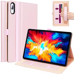 Lunso Luxe stand flip sleepcover hoes - Lenovo Tab P11 Pro - Roze Goud