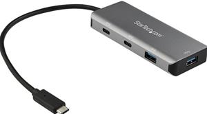 STARTECH .com 4 Port USB C Hub w 2x USB A & 2x USB C, SuperSpeed 10Gbps