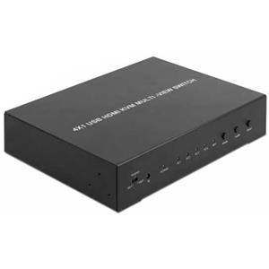 DeLOCK KVM 4-in-1 Multiview Switch 4x HDMI met USB