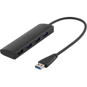 Deltaco UH-481 interface hub USB 3.1 (3.1 Gen 2) Type-A