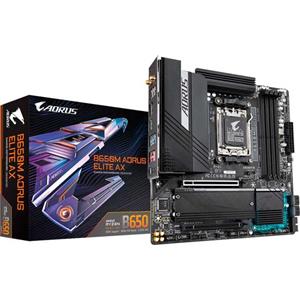 GIGABYTE B650M AORUS Elite AX RAID, 2.5 Gb-LAN, Wi-Fi 6E, BT 5.3, Sound, Micro-ATX