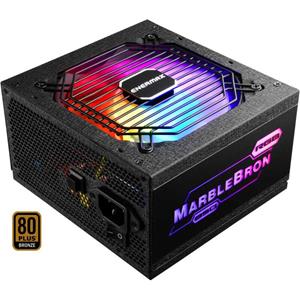 Enermax MARBLEBRON. Totaal vermogen: 850 W, AC-ingangsspanning: 100 - 240 V, AC-ingangsfrequentie: 47 - 63 Hz. Motherboard power connector: 24-pin ATX, Lengte stroomkabel moederbord: 60 cm, Lengte SAT