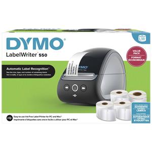 DYMO Etikettendrucker , LabelWriter 550,  Value Pack