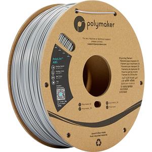 Polymaker PE01003 PolyLite Filament ABS geruchsarm 1.75mm 1000g Grau 1St.
