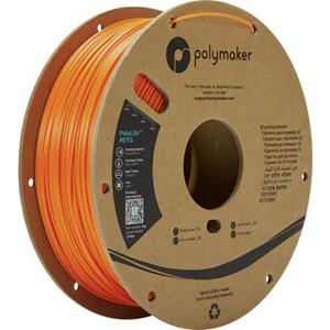 Polymaker PB01009 PolyLite Filament PETG hitzebeständig, hohe Zugfestigkeit 1.75mm 1000g Orange 1St.