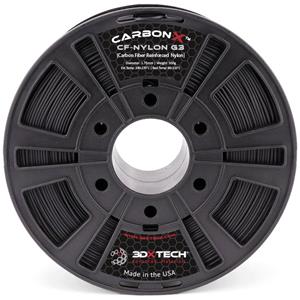 3dxtech 3D Xtech ASA3010750BK0 CarbonX CF-ASA Filament ASA UV-bestendig, Weerbestendig 1.75 mm 750 g Zwart 1 stuk(s)