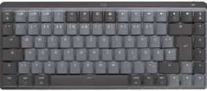 Logitech MX Mechanical Mini für Mac Minimalistische kabellose Tastatur für Mac mit Tastenbeleuchtung/ Space Grau