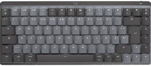 Logitech MX Mechanical Mini für Mac Minimalistische kabellose Tastatur für Mac mit Tastenbeleuchtung/ Space Grau
