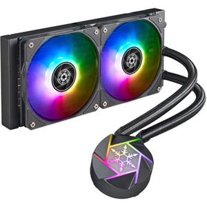 Silverstone VIDA 240 SLIM Computer behuizing Kit voor vloeistofkoeling 12 cm Zwart