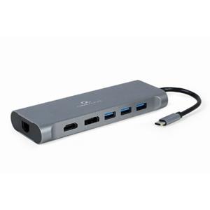 Gembird USB Type-C 8-in-1 multi-port ada