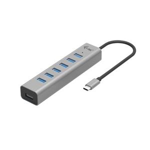 I-Tec - hub - 7 ports USB-Hubs - 7 - Grau