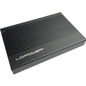 LC Power LC-Power LC-25U3-C behuizing voor opslagstations HDD-/SSD-behuizing Zwart 2.5