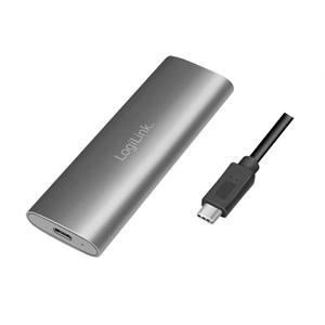 LogiLink Gehäuse für M.2 NVMe PCIe & SATA SSD, USB 3.2 Gen 2