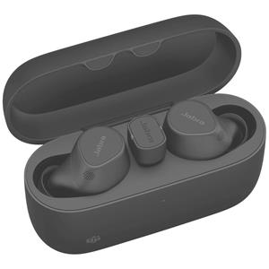 Jabra Evolve2 Buds In Ear oordopjes Bluetooth Stereo Zwart Ruisonderdrukking (microfoon), Noise Cancelling Oplaadbox, Microfoon uitschakelbaar (mute), Inductie