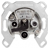 Technisat »TechniPro RV 600-10 E - Durchgangsdose - silber« Smart-Stecker