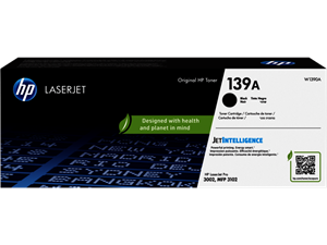 HP 139A, W1390A zwart toner origineel