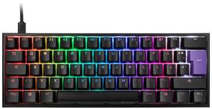 Ducky One 2 Mini MX-Silent-Red Gaming Tastatur schwarz/weiß