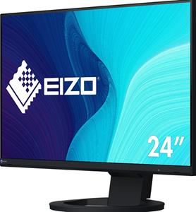 EIZO EV2490-BK LED-monitor 60.5 cm (23.8 inch) Energielabel C (A - G) 1920 x 1080 Pixel Full HD 5 ms HDMI, DisplayPort, USB-C, USB-B, Hoofdtelefoon (3.5 mm