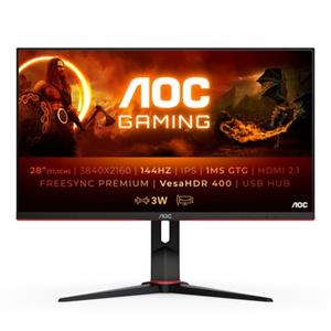 AOC U28G2XU2/BK 28" 4K Gaming