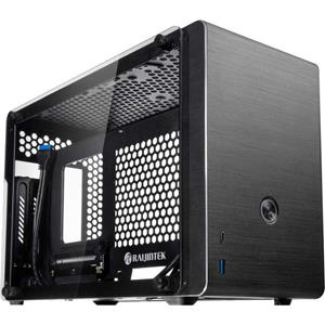 raijintek Ophion Mini-ITX-Gehäuse, Tempered Glass - schwarz PC