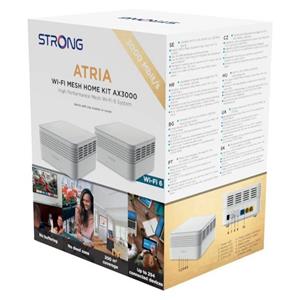 Strong MESHKITAX3000 2-pack Mesh-netwerk 3000 MBit/s 2.4 GHz, 5 GHz