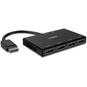 LINDY 38431 DisplayPort-hub 4 poorten