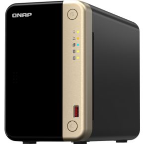 QNAP TS-264 NAS Tower Ethernet LAN Zwart, Goud N5095