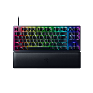 Razer Huntsman V2 Tenkeyless (DE) Gaming Tastatur Linear Optical Switch (Red) schwarz