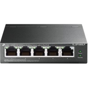 TP-Link TL-SF1005LP interface hub 100 Mbit/s Zwart